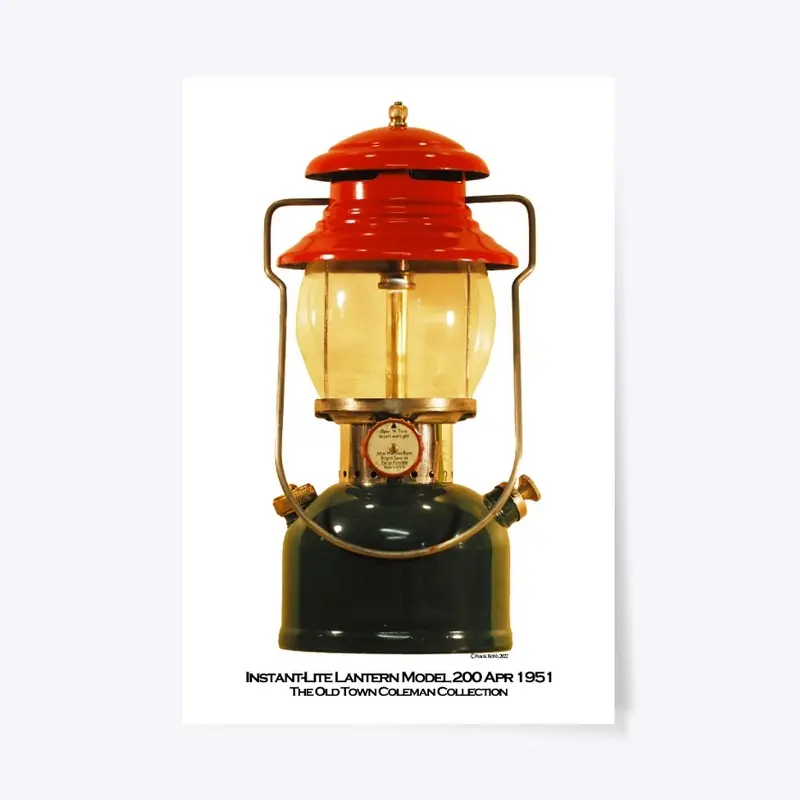 Coleman Lantern Model 200 Original Art